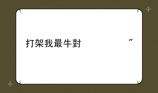 打架我最牛小游戏